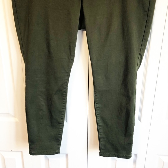 New York & Co. Soho Olive Green Crosby Slim Leg Ankle Jeans - Picture 6 of 14